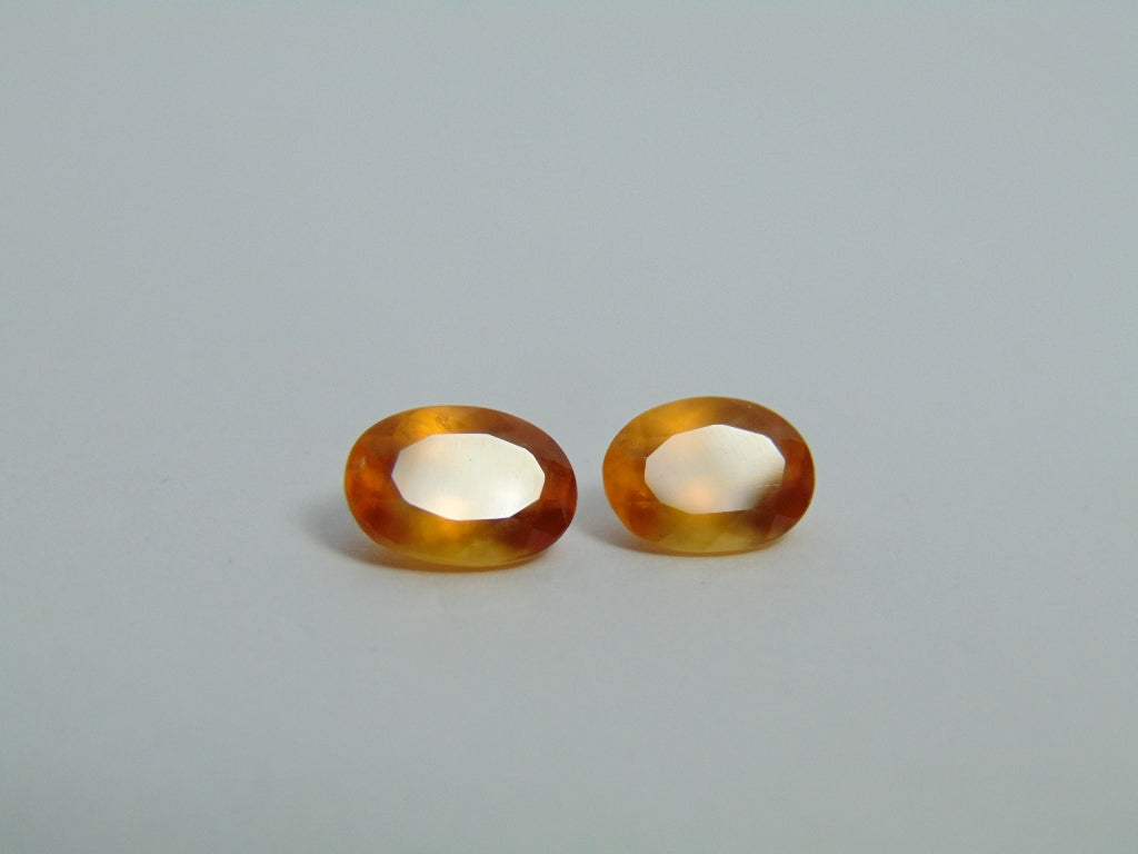 5.09ct Spessartite 9.5x7mm 10x7mm