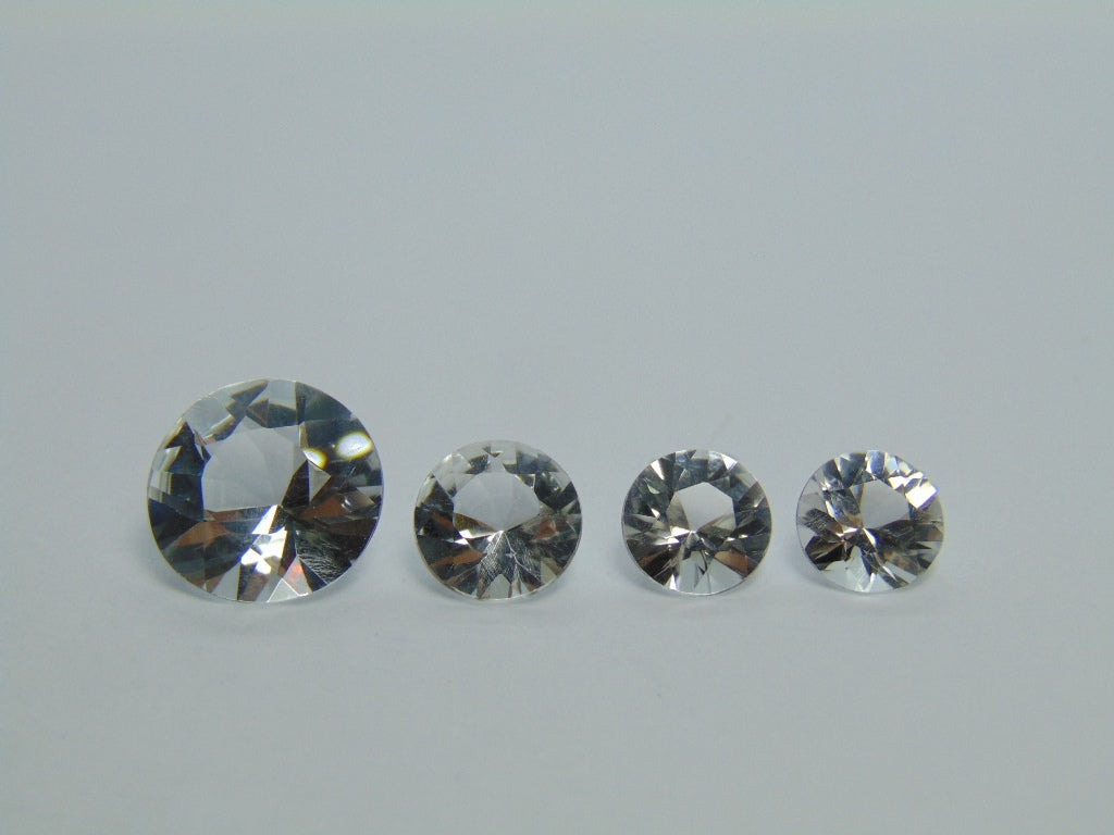 14.55ct Topázio 8mm 9mm 11mm