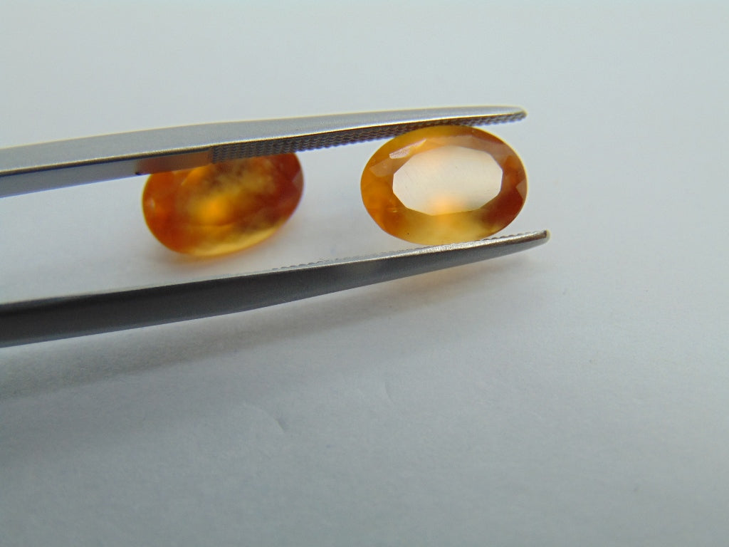 5.09ct Spessartite 9.5x7mm 10x7mm