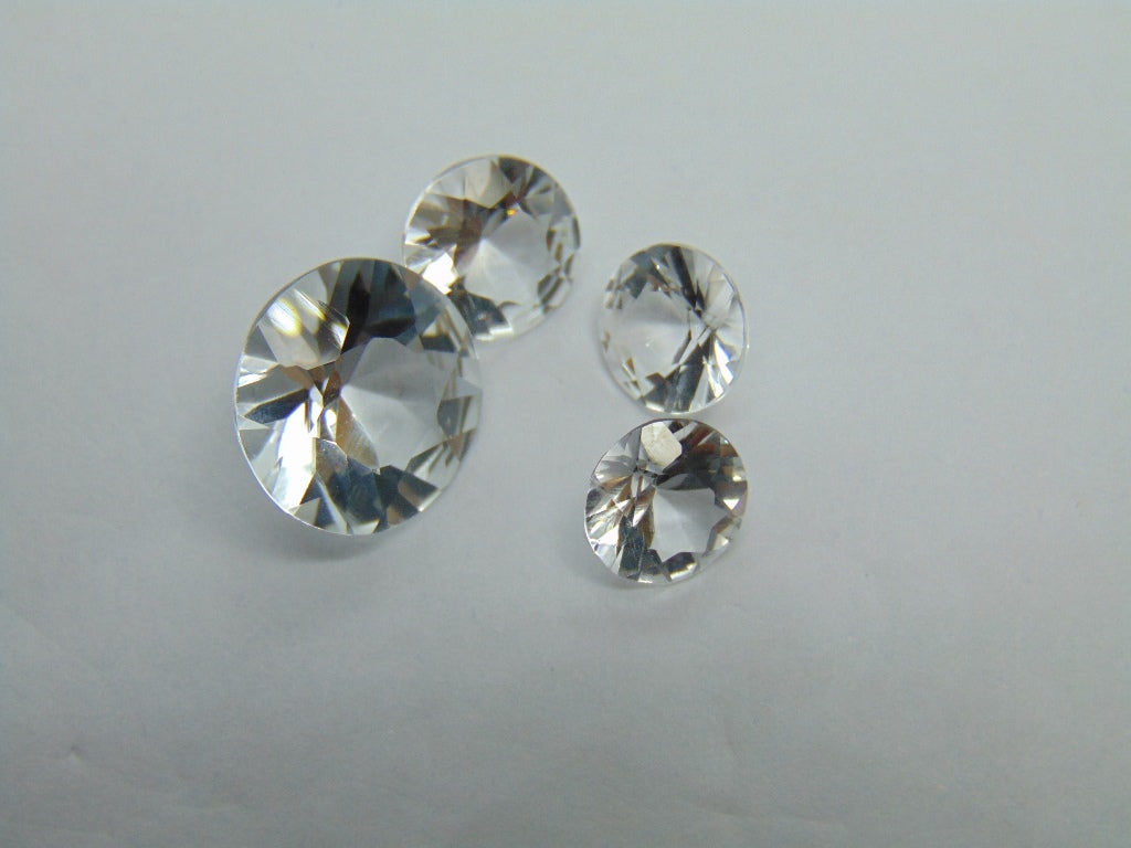 14.55ct Topázio 8mm 9mm 11mm