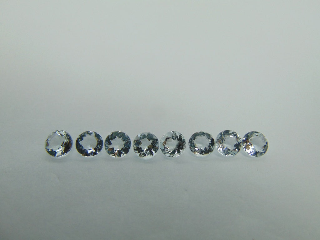 6,40ct Aquamarine Calibrado 6mm