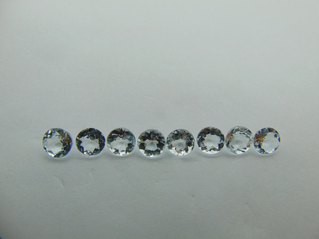 6,40ct Aquamarine Calibrado 6mm