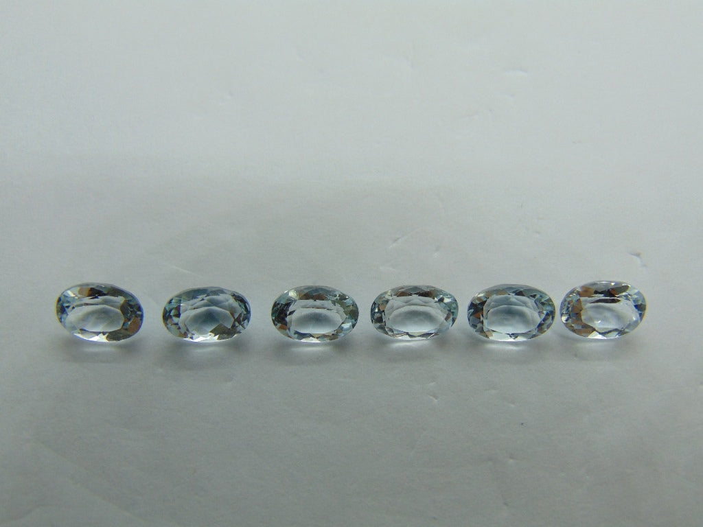 4,90ct Aquamarine calibrado 7x5mm