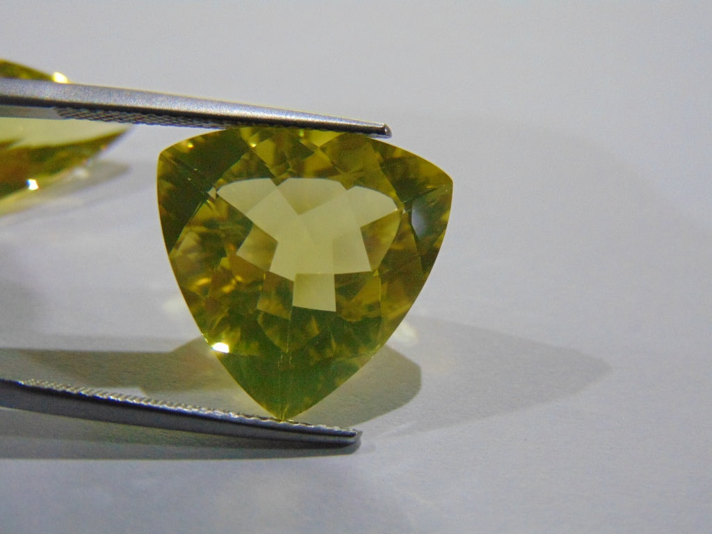 27ct Green Gold 17x14mm 17mm