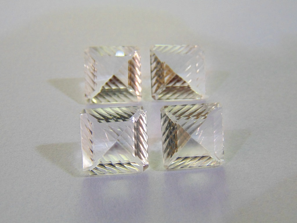 27.50ct Quatzo Cristal Pares 13mm