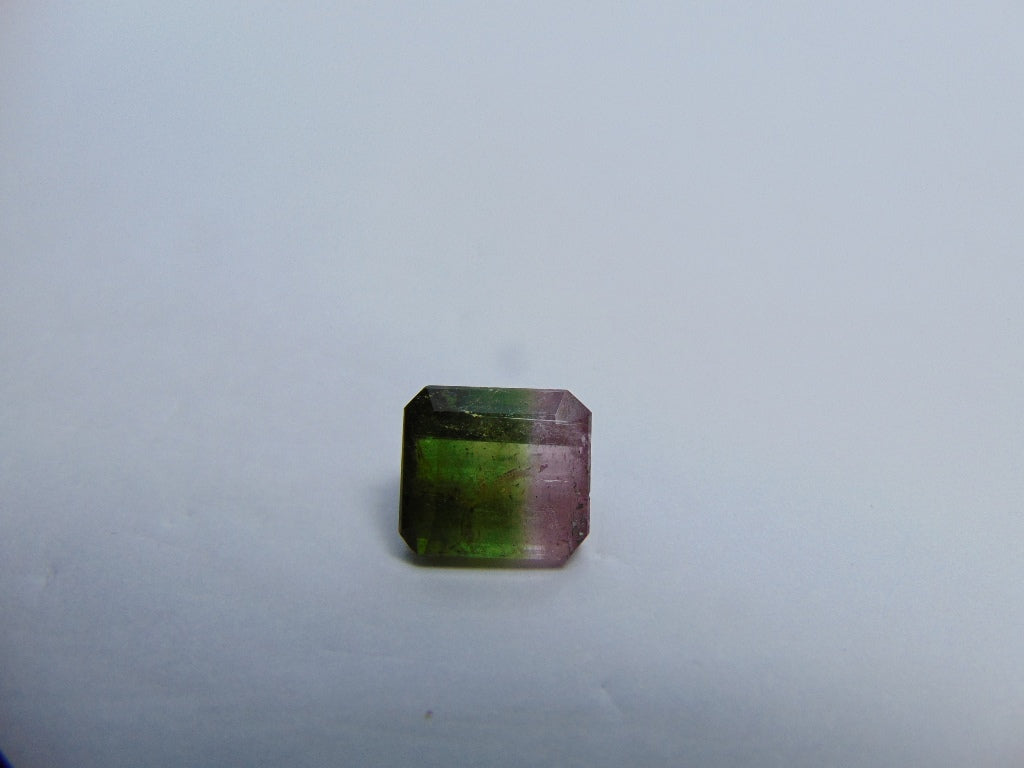 3,65ct Turmalina Bicolor 9x8mm