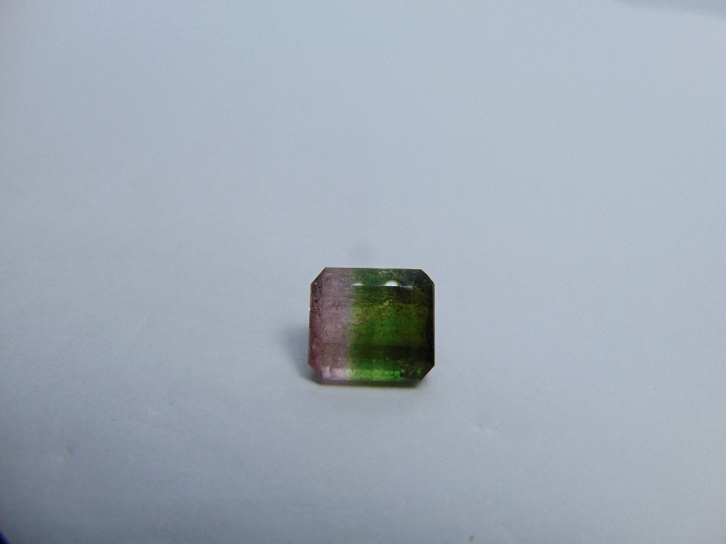 3,65ct Turmalina Bicolor 9x8mm