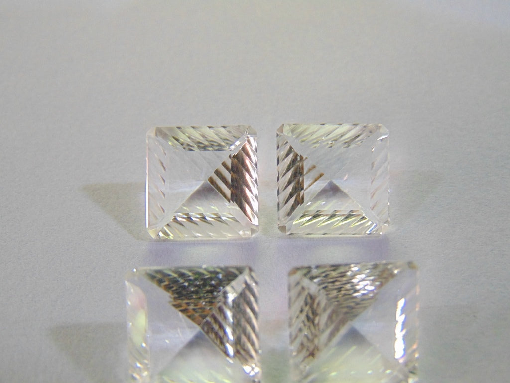 27.50ct Quartz Crystal Pairs 13mm