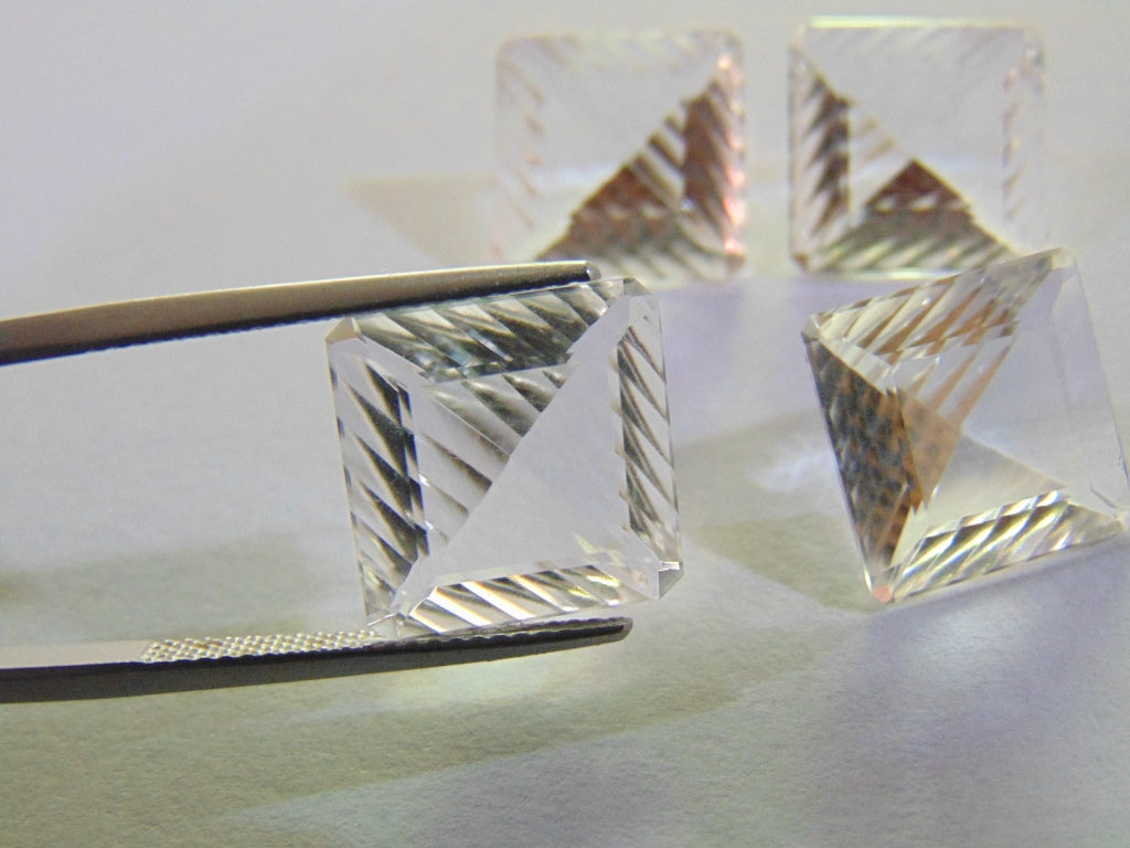 27.50ct Quartz Crystal Pairs 13mm