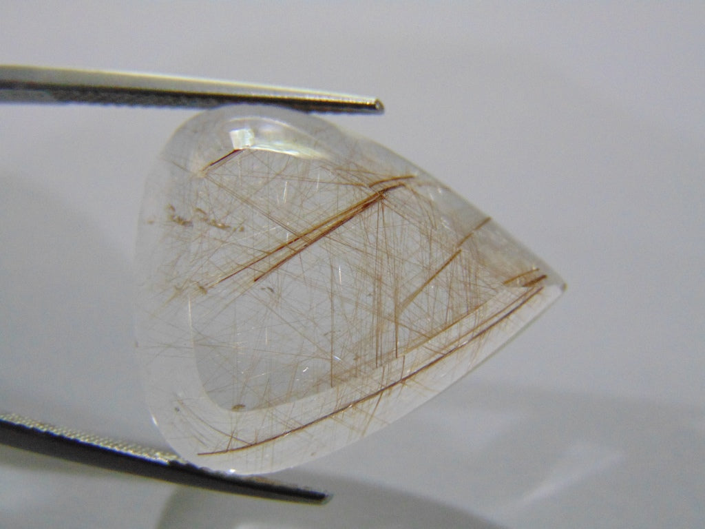 21.60ct Quartz With Rutile 24x20mm