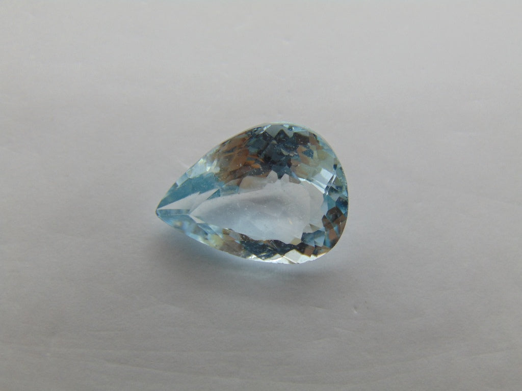 16,55 ct Topázio Cor Natural Azul 19x14mm