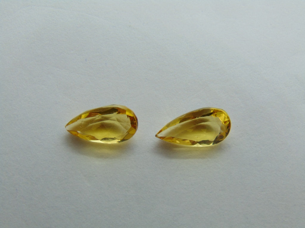 2.65ct Beryl Pair 10x6mm