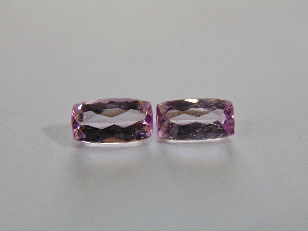 6.10ct Kunzite (Pair)