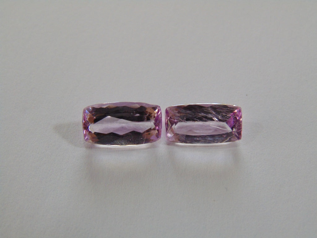 6.10ct Kunzite (Pair)