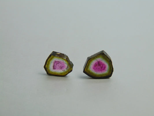 9.22ct Watermelon Tourmaline 12mm 13mm