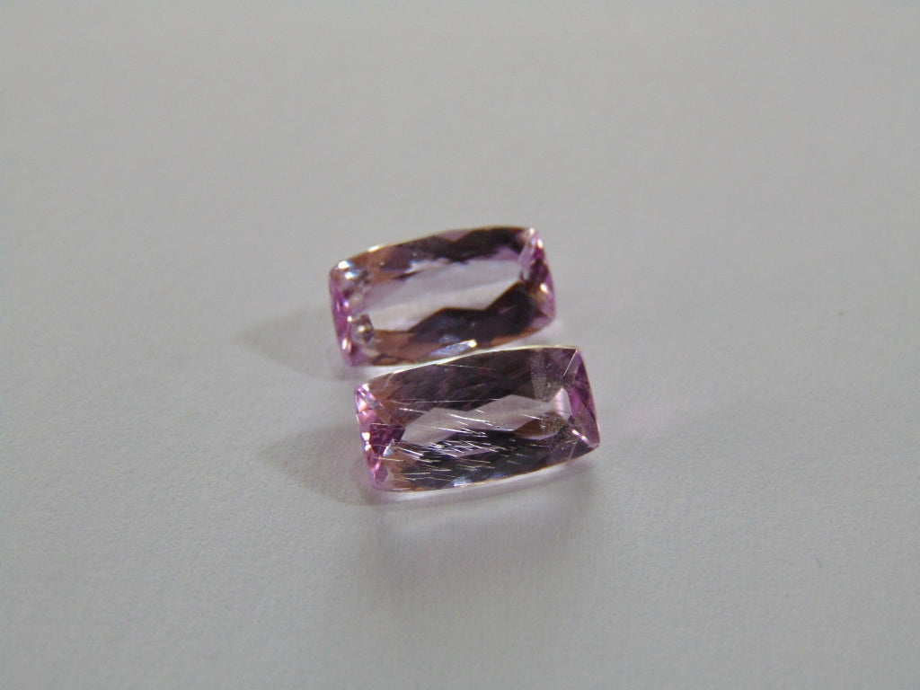 6.10ct Kunzite (Pair)