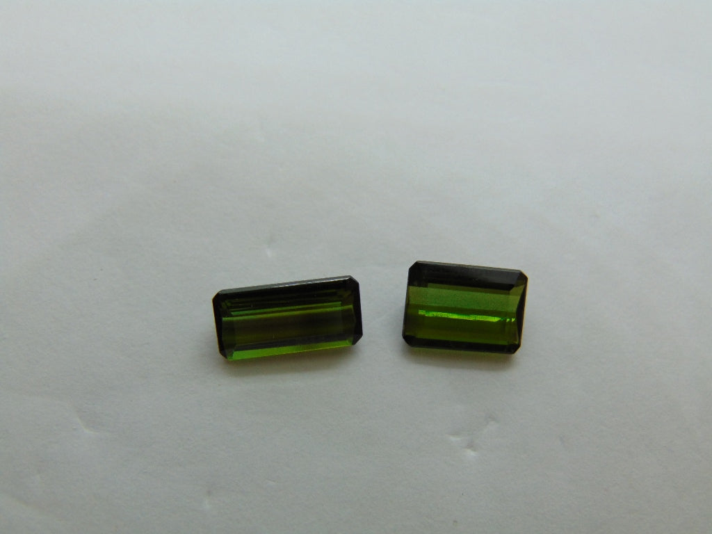 Turmalina 3,05ct 10x5mm 8x5mm