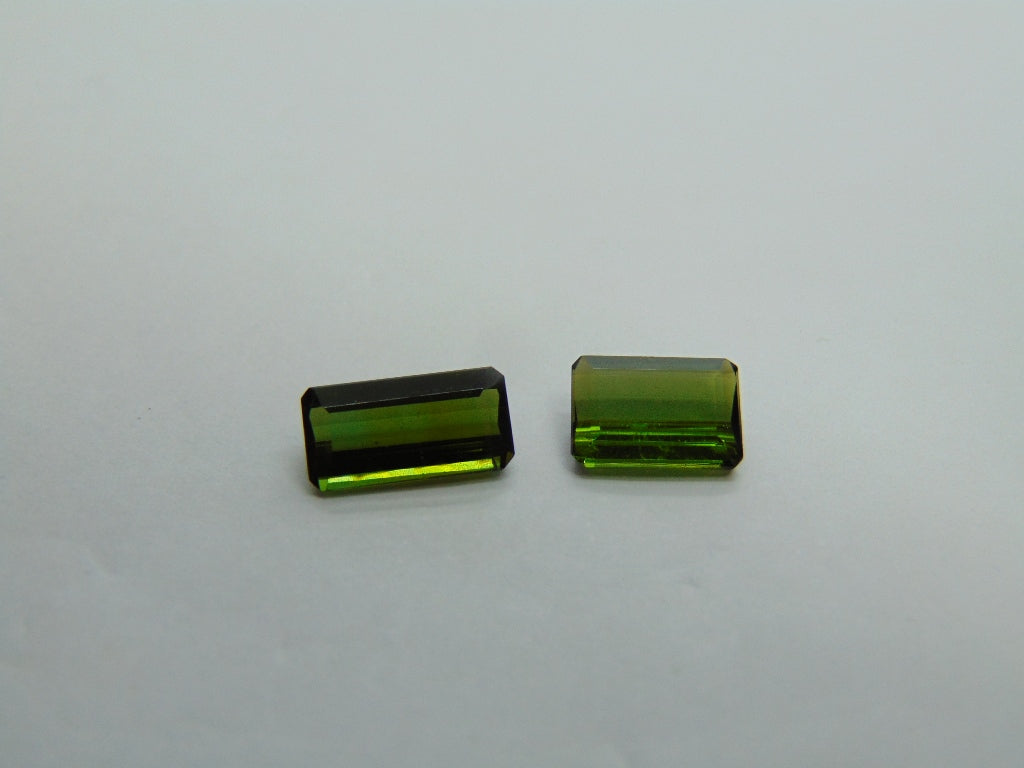 Turmalina 3,05ct 10x5mm 8x5mm