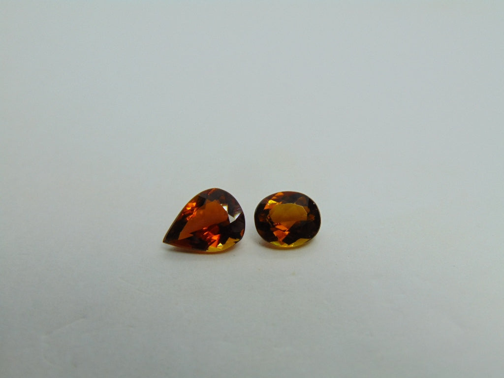 Turmalina 3,25ct 10x8mm 8x7mm