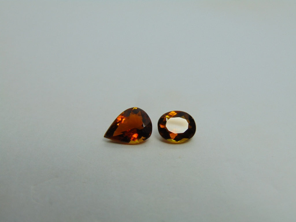 Turmalina 3,25ct 10x8mm 8x7mm