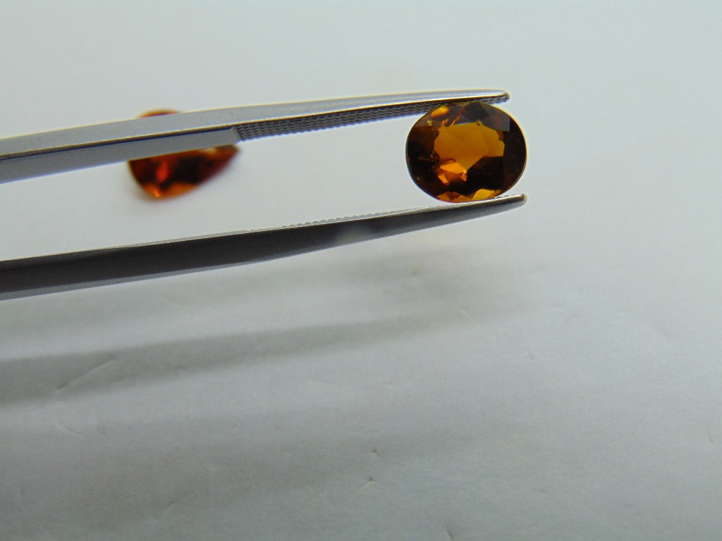 Turmalina 3,25ct 10x8mm 8x7mm