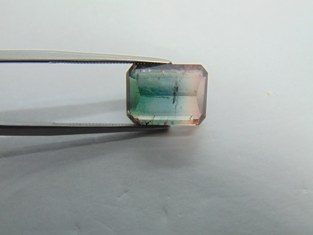 5.99ct Turmalina Bicolor 13x9mm