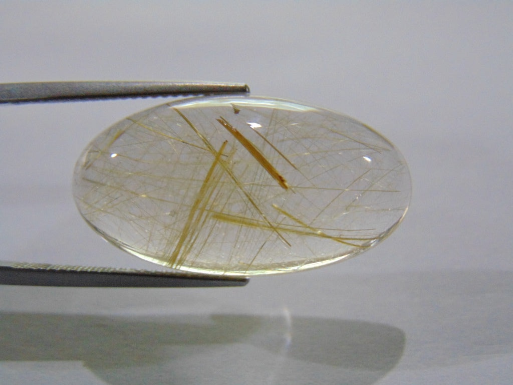 23.60ct Quartz With Rutile 27x15mm