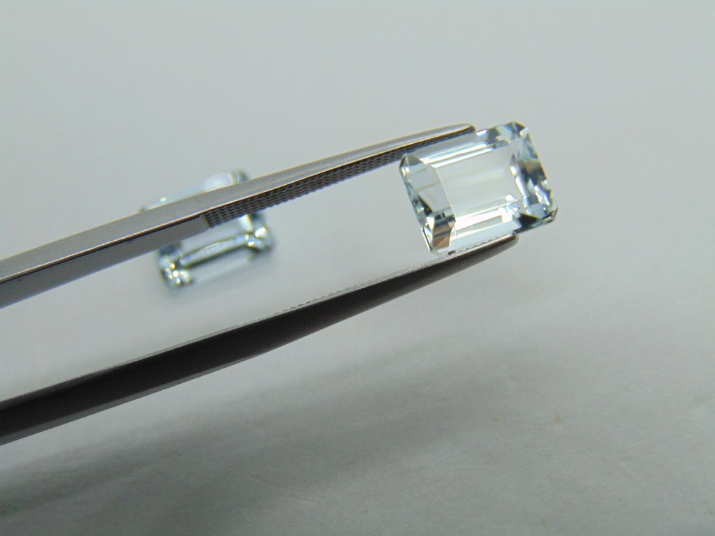 4.74ct Aquamarine Pair 9x7mm