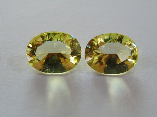 15.50ct Quartz Green Gold 16x12mm