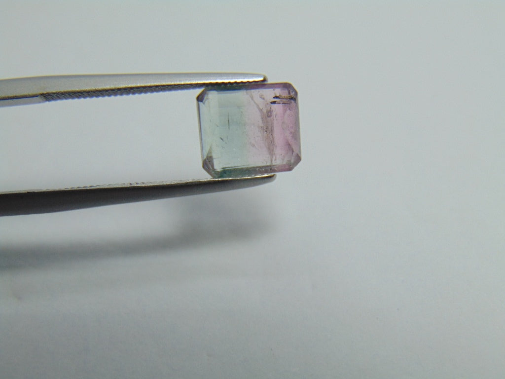 2,20ct Turmalina Bicolor 8x7mm