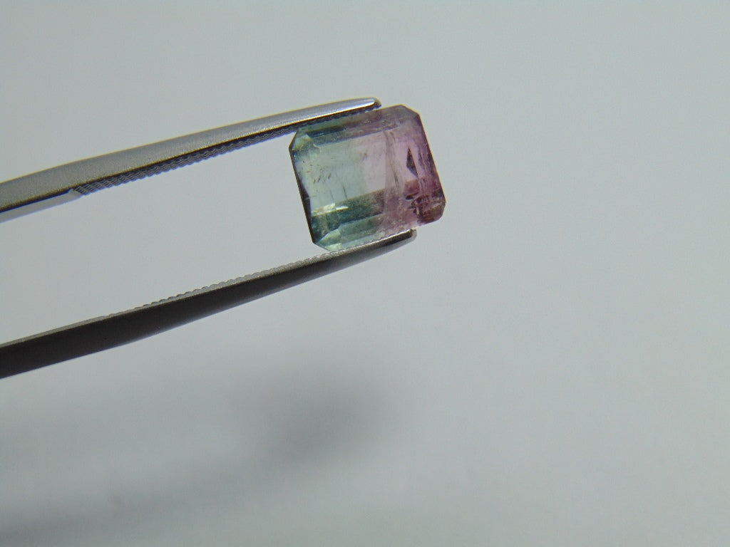 2,20ct Turmalina Bicolor 8x7mm