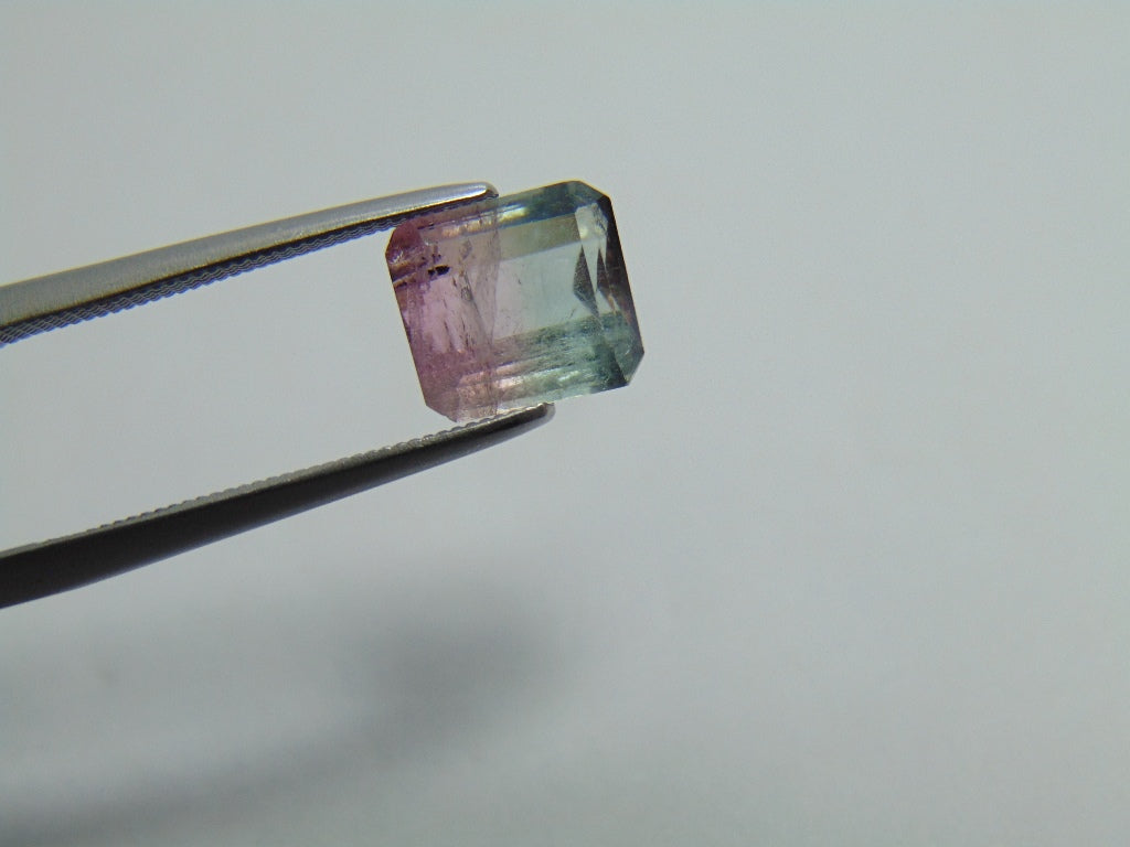 2,20ct Turmalina Bicolor 8x7mm