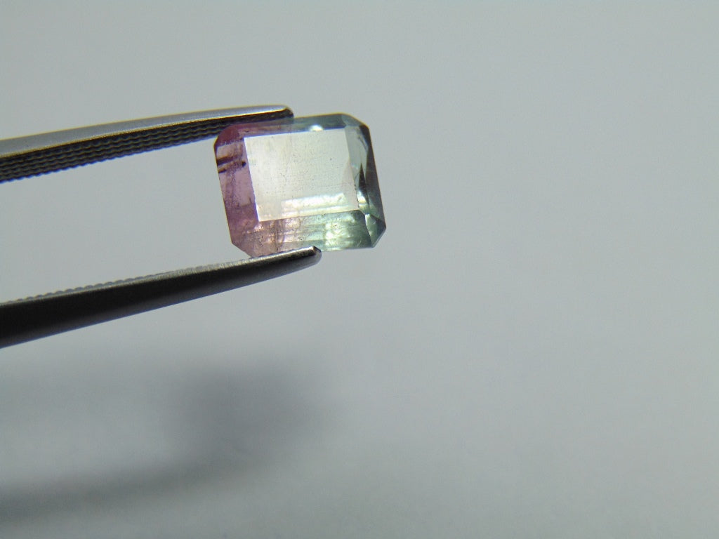 2,20ct Turmalina Bicolor 8x7mm