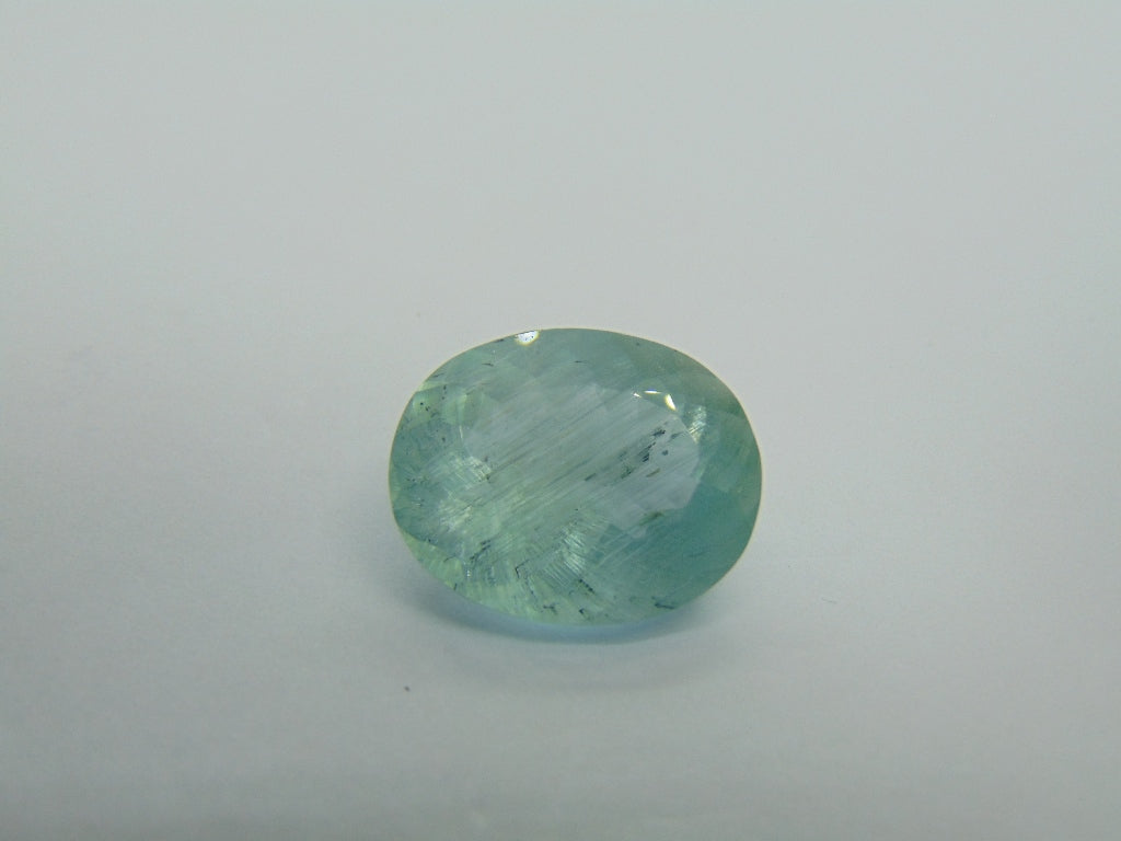 Água-marinha 16,80 ct com agulha 19x15mm