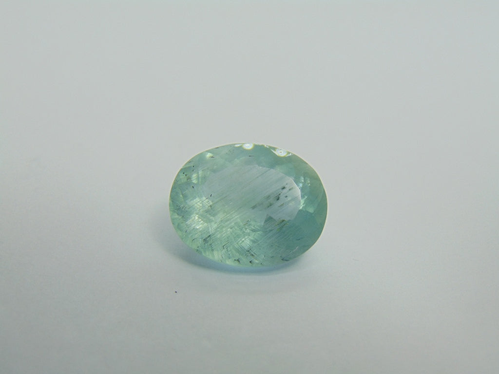 Água-marinha 16,80 ct com agulha 19x15mm