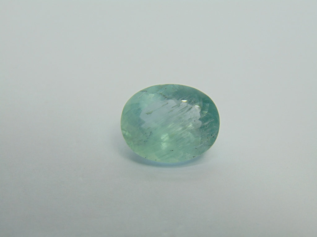 Água-marinha 16,80 ct com agulha 19x15mm