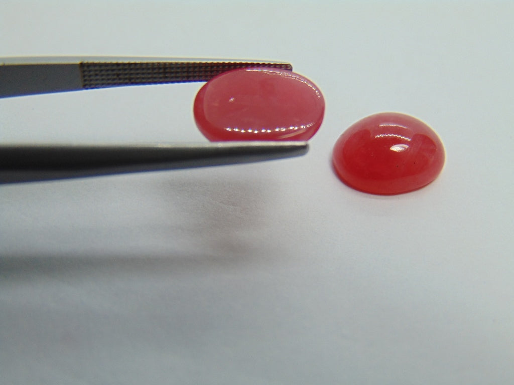 9.85ct Rhodonite Cabochon 11x9mm