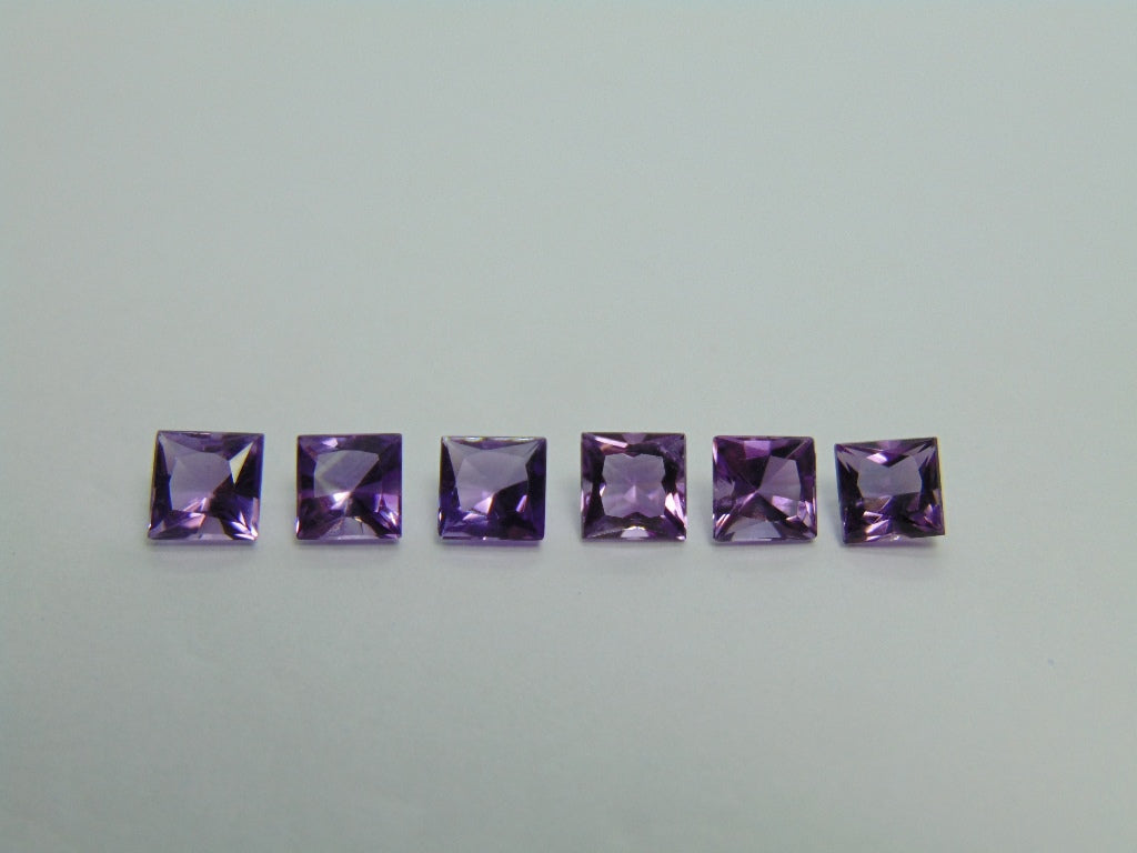 6,60ct Ametista Calibrado 6mm