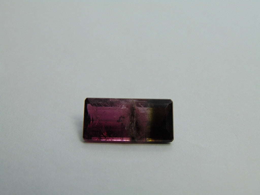 7.45ct Tourmaline Bicolor 18x8mm