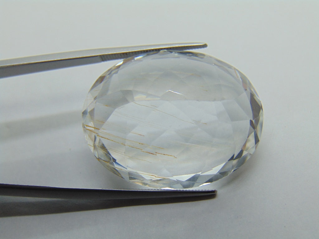 81.35ct Topázio Com Rutilo 30x23mm