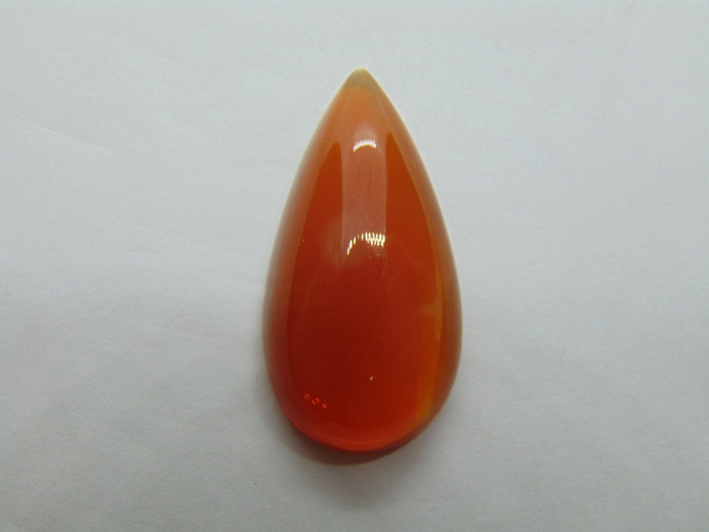 Cabochon de opala de fogo 21,10 ct 30 x 16 mm