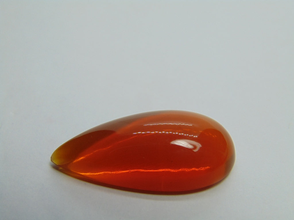 Cabochon de opala de fogo 21,10 ct 30 x 16 mm