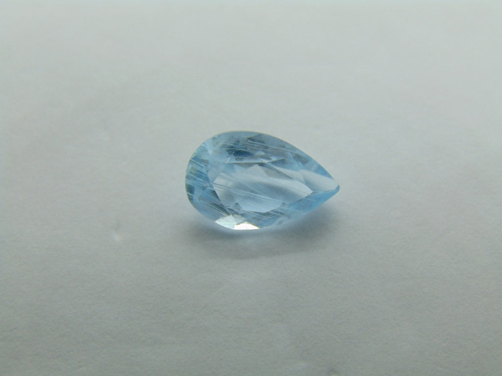 3.75ct Topázio Natural Com Agulha 12x8mm