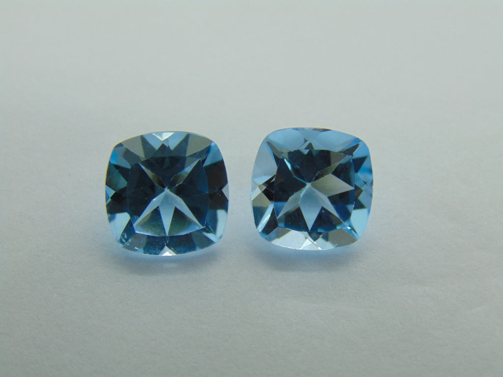 9.85cts Topaz (Sky) Pair