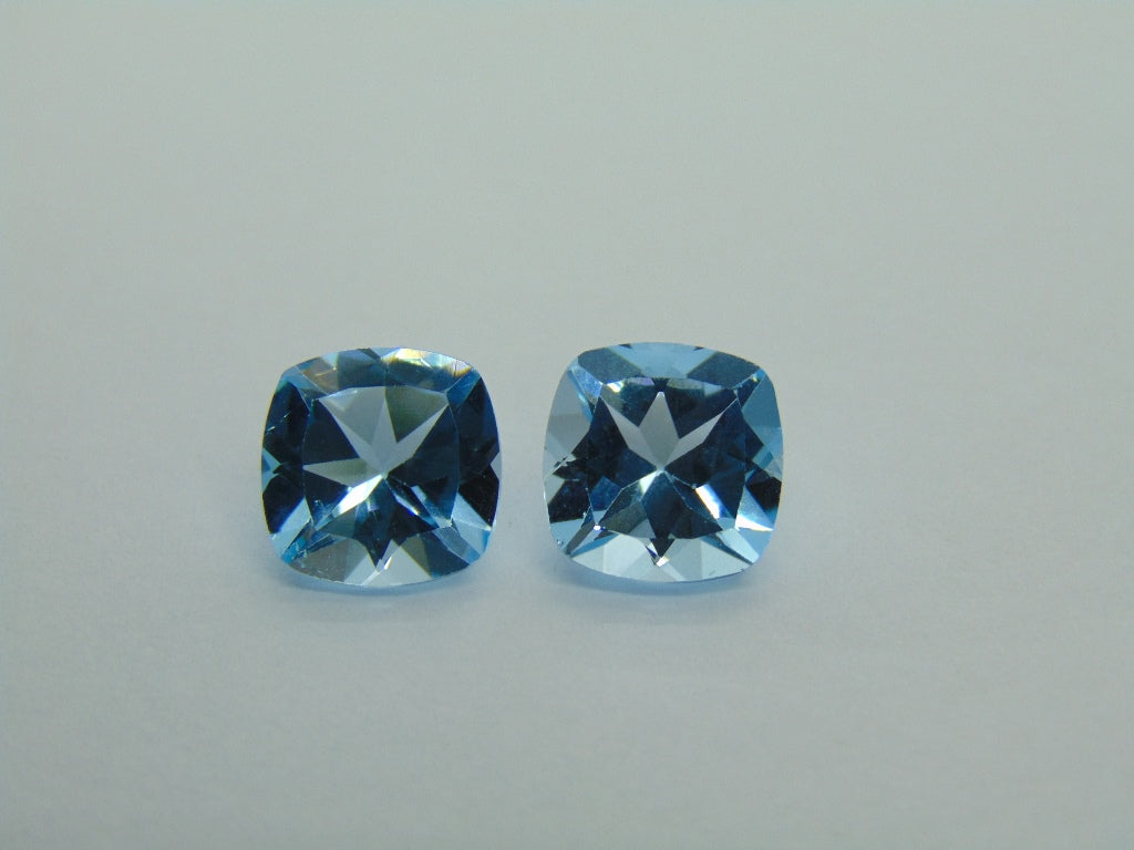 9.85cts Topaz (Sky) Pair