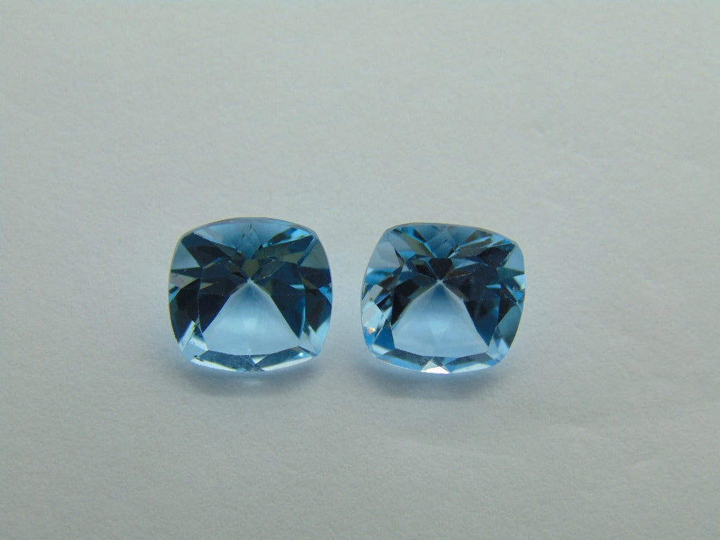 9.85cts Topaz (Sky) Pair