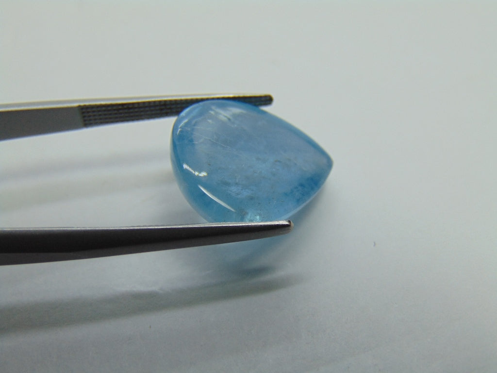 9.80ct Aquamarine Cabochon 16x14mm