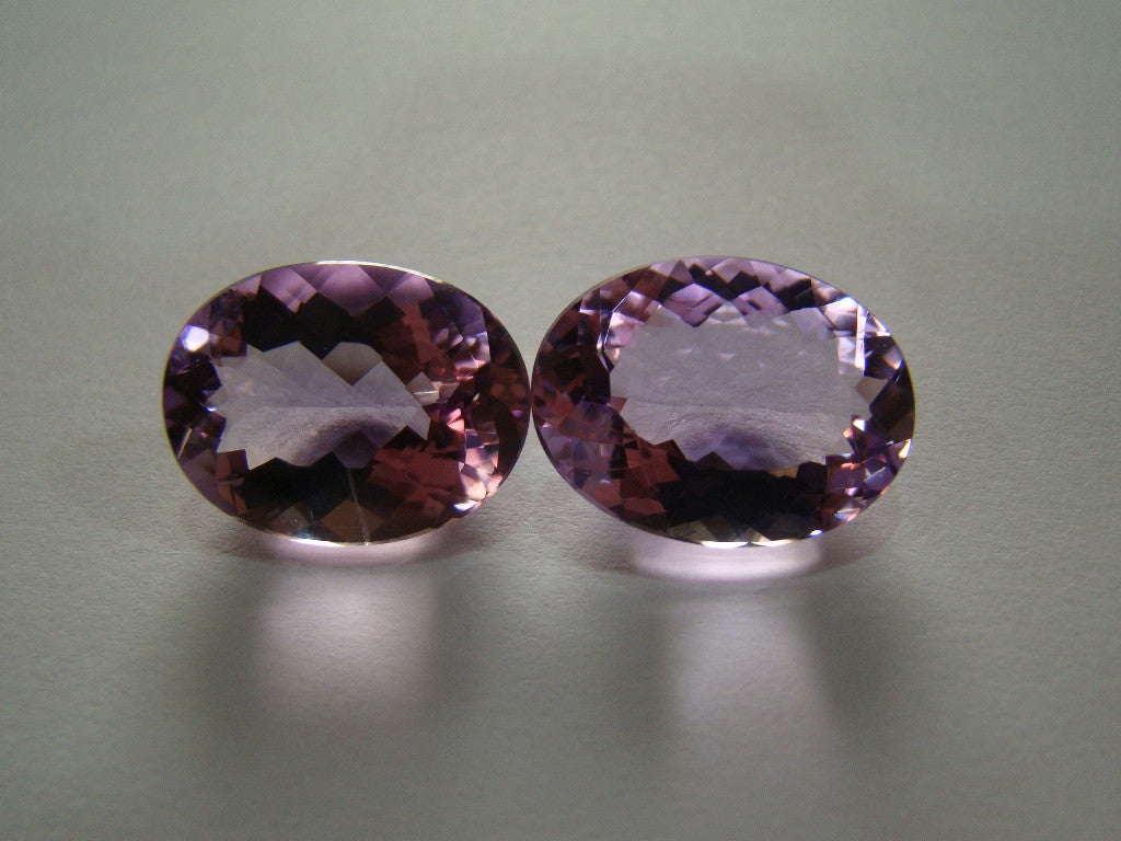 30ct Amethyst (Rose de France) Pair