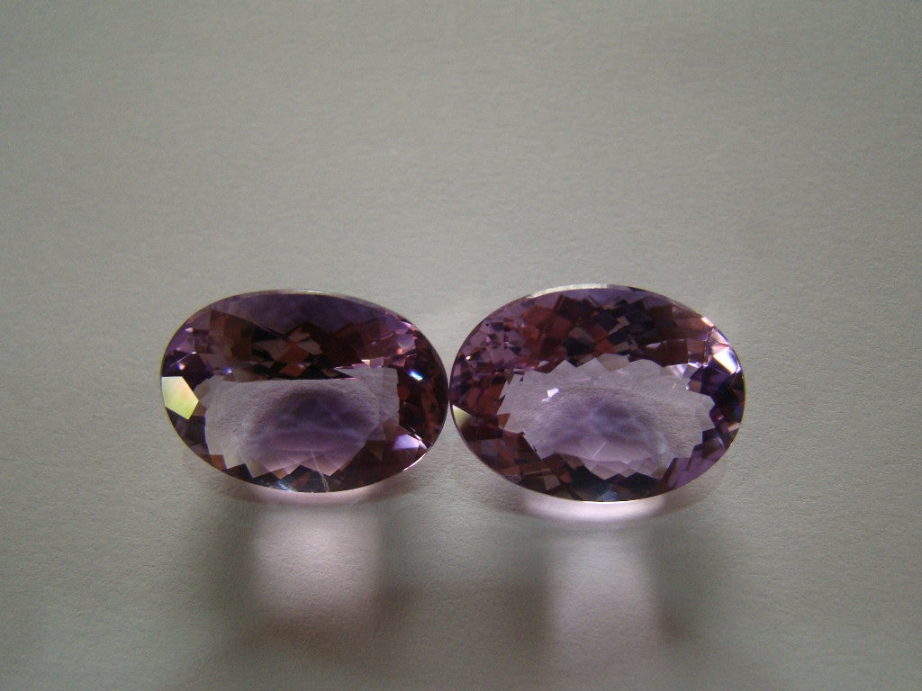 30ct Amethyst (Rose de France) Pair