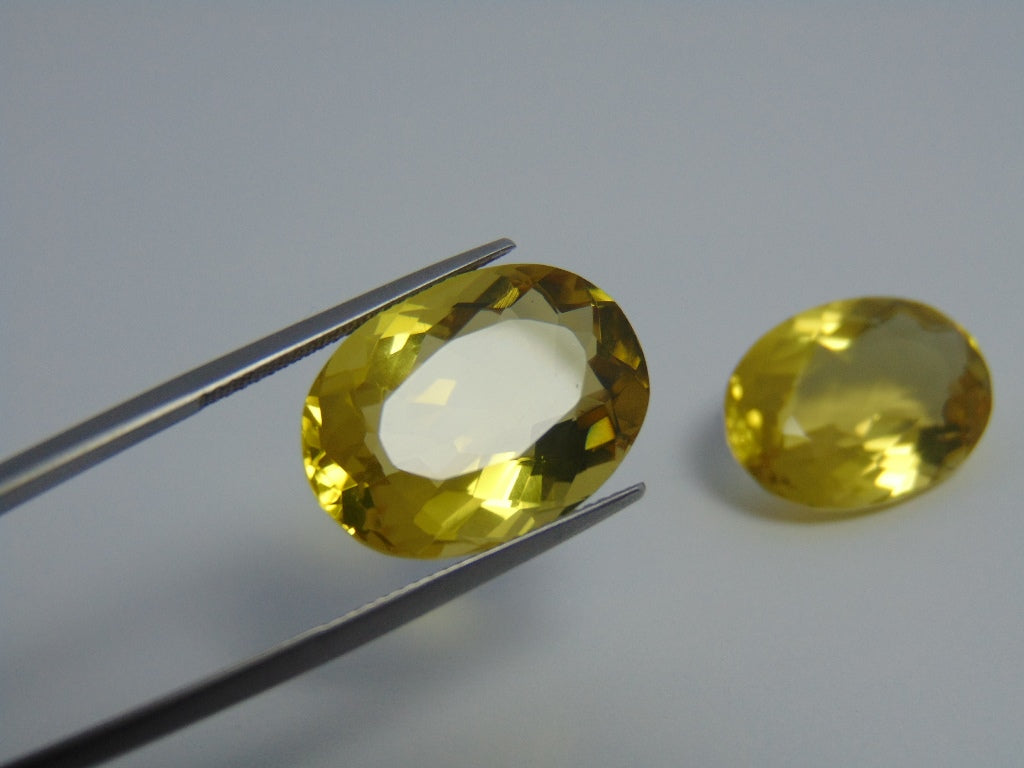 Quartzo de 29,20 cts (ouro verde)